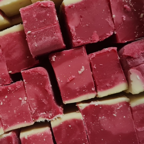 Strawberry Daiquiri Flavour Luxury Hand Made Fudge Factory